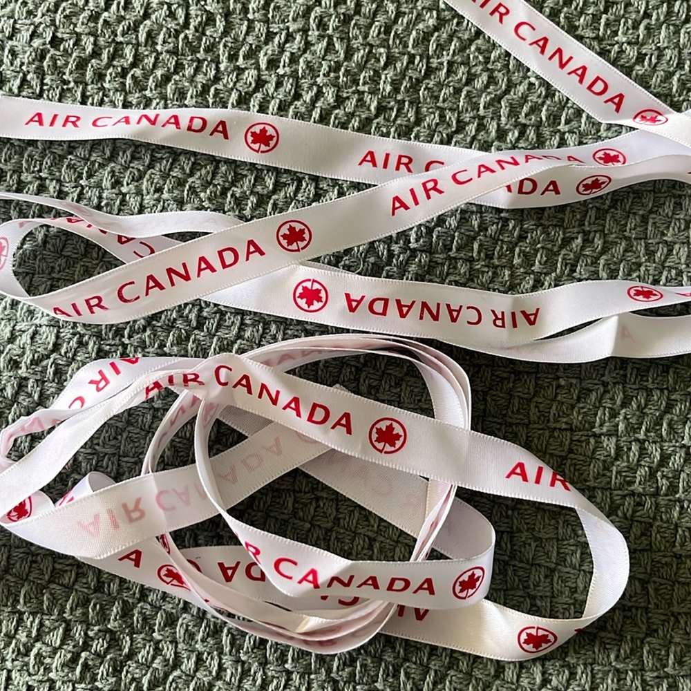 Two Air Canada 24 Inches Plus Long Ribbons